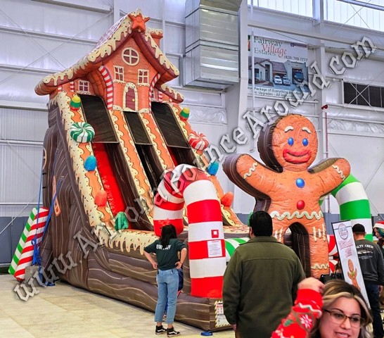 Gingerbread House Inflatable Slide Rental Phoenix Arizona